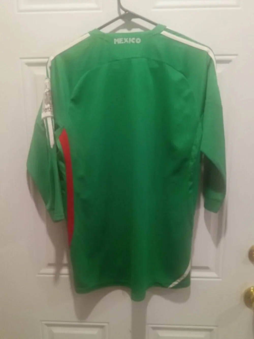 Vintage 2007- 80th anniversary Mexico World Cup Adidas Soccer 3/4 Sleeve Jersey